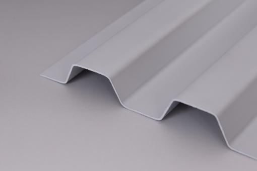 Lichtplatten PVC 1,0mm 70/18 Trapezprofil Sollux grau-opak 